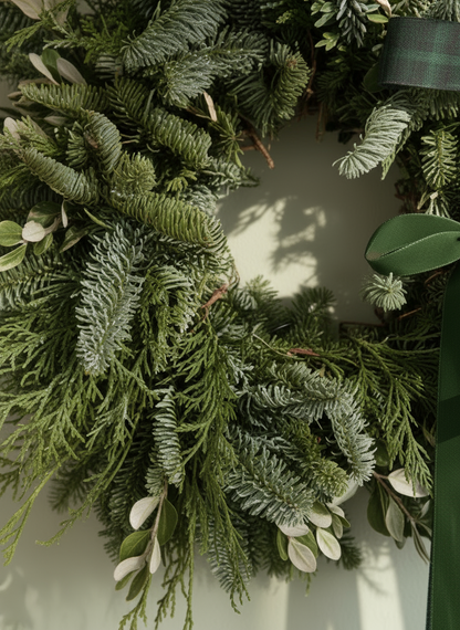 Corona Verde Navidad