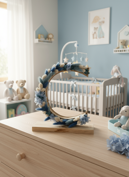 Letra decorada C: diseño floral artesanal con estilo natural