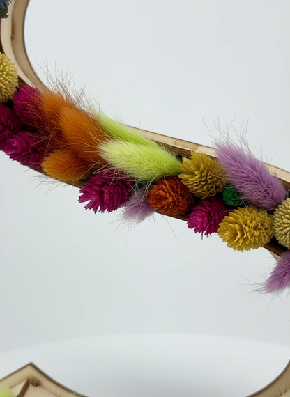 Letra decorada S: color, vida y estilo en una pieza artesanal