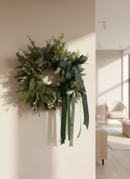 Corona Verde Navidad